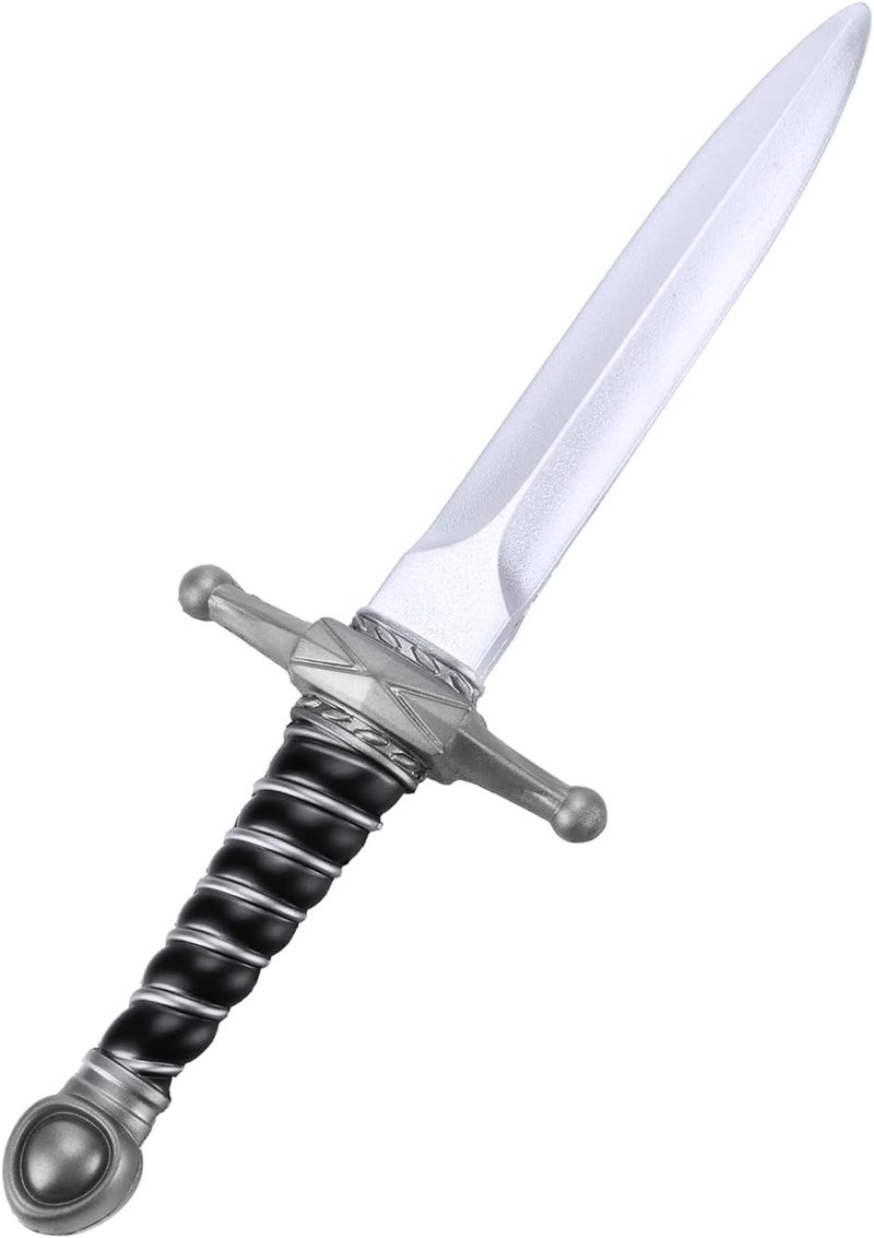 Hapdream 15" Fake Foam Swords Martial Arts Weapons, Realistic Dagger Knife Toy, Foam Short Sword Prop for Play Fighting and Assassins Costume Accessory - Image 1